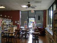 Study area, cafe sitting area, health books, Prescription for Nutrition, health programs by Kay Lubecke, health programs by Joan Vandergriff